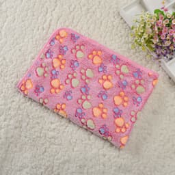 image-Pet Seat Cushion Mat for Dogs and Cats Non-Slip Beige Cloth