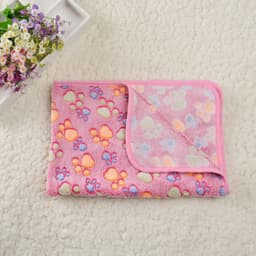 image-Pet Seat Cushion Mat for Dogs and Cats Non-Slip Beige Cloth