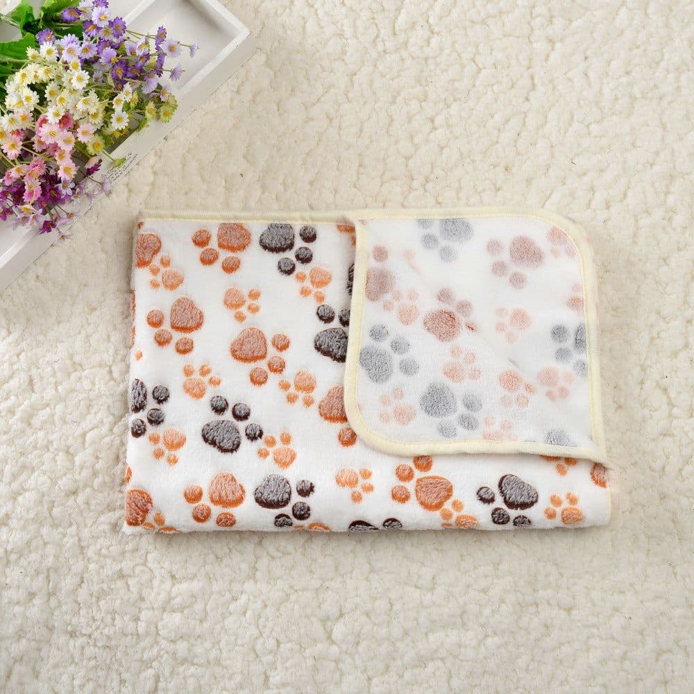 image-Pet Seat Cushion Mat for Dogs and Cats Non-Slip Beige Cloth