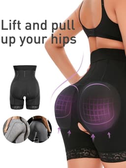 image-TOPMELON High-Waisted Tummy Control Shapewear Pants D012