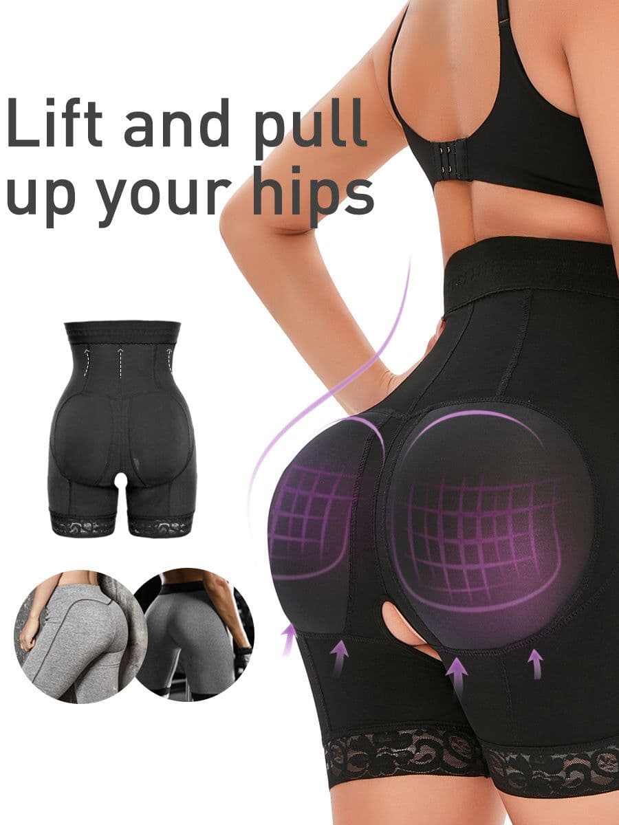 image-TOPMELON High-Waisted Tummy Control Shapewear Pants D012
