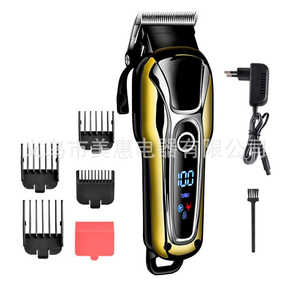 image-Kemei KM-1990 Rechargeable Electric Hair Clipper Trimmer