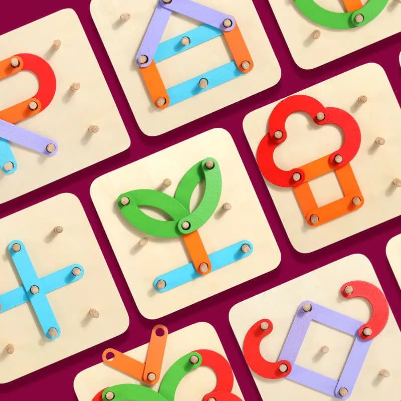 image-Montessori Shape Sorting Puzzle Toy Set for Kids Ages 2-6