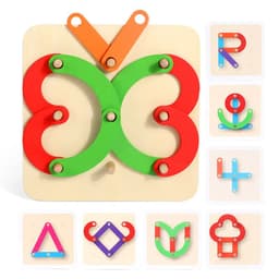 image-Montessori Shape Sorting Puzzle Toy Set for Kids Ages 2-6