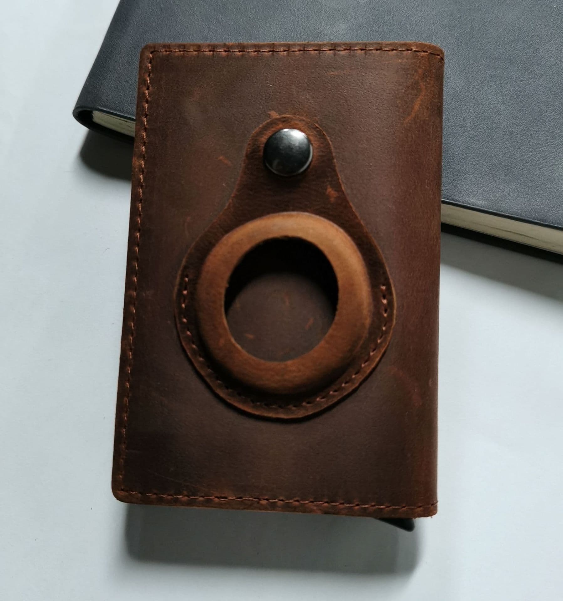 image-Genuine Leather Wallet with Card Holder - RFID Blocking Bifold