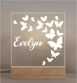 image-3D Night Light Christmas Gift Children's Cartoon Holiday Lamp