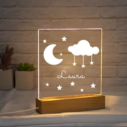 image-3D Night Light Christmas Gift Children's Cartoon Holiday Lamp