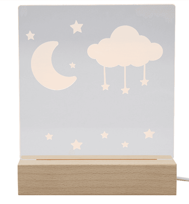 image-3D Night Light Christmas Gift Children's Cartoon Holiday Lamp