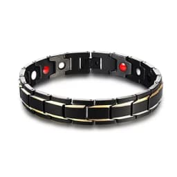 image-Magnetic Therapy Bracelet Detachable Metal Unisex Health Jewelry