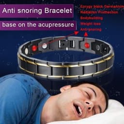 image-Magnetic Therapy Bracelet Detachable Metal Unisex Health Jewelry