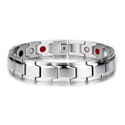 image-Magnetic Therapy Bracelet Detachable Metal Unisex Health Jewelry