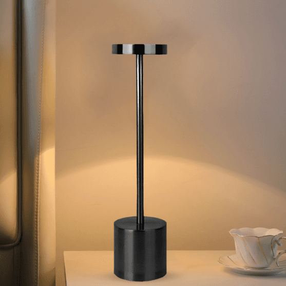 image-LED Touch Dimmable Table Lamp Silver Iron Acrylic Modern