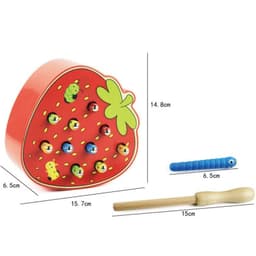 image-Chi Tong Magnetic Bug Catching Game Wooden Educational Toy Ages 4-6