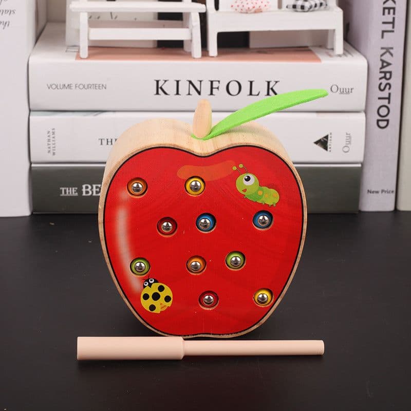 image-Chi Tong Magnetic Bug Catching Game Wooden Educational Toy Ages 4-6