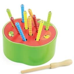 image-Chi Tong Magnetic Bug Catching Game Wooden Educational Toy Ages 4-6