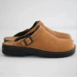 image-Men's Wedge Heel Sandals Slides Open Back Flat Bottom Shoes Large Size