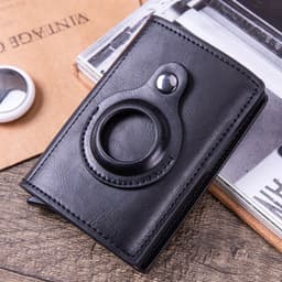 image-PU Leather Card Holder Wallet with Card Slots X-81