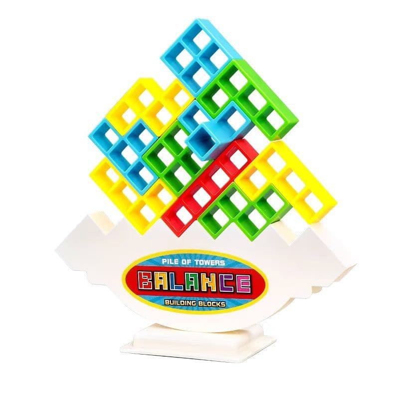image-Stacking Building Blocks Balance Tower Game Toy for Children 4-6 Years