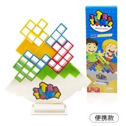 image-Stacking Building Blocks Balance Tower Game Toy for Children 4-6 Years