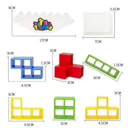 image-Stacking Building Blocks Balance Tower Game Toy for Children 4-6 Years
