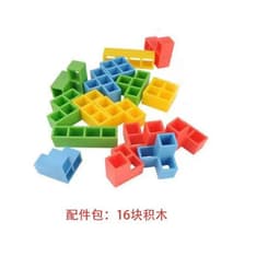 image-Stacking Building Blocks Balance Tower Game Toy for Children 4-6 Years
