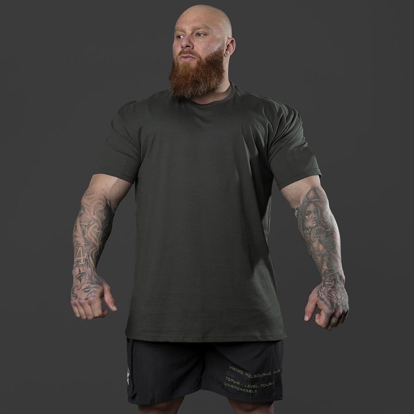 image-Men's Casual Short-Sleeve Fitness T-Shirt