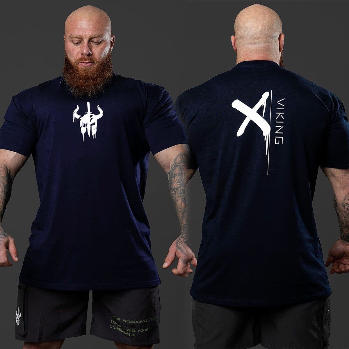image-Men's Casual Short-Sleeve Fitness T-Shirt