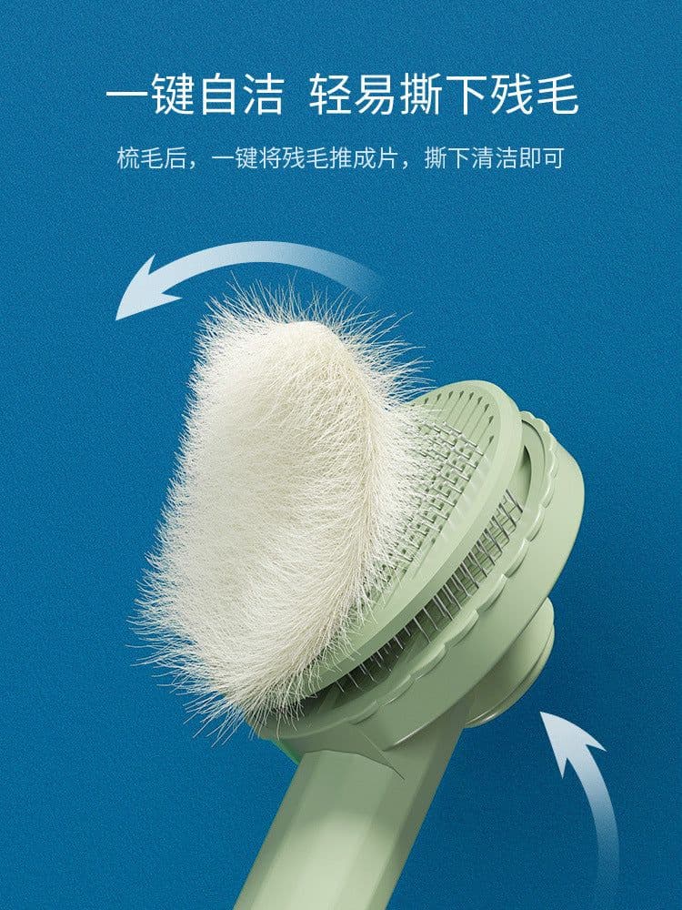 image-Cat Grooming Comb Pet Hair Removal Brush Deshedding Tool