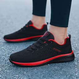 image-Men's Flying Woven Breathable Running Shoes Sports Casual Sneakers 9088