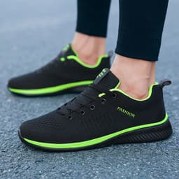 image-Men's Flying Woven Breathable Running Shoes Sports Casual Sneakers 9088