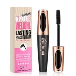 image-QIC Q804 Volumizing Mascara Waterproof 4D Silicone Brush Black