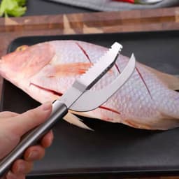 image-Stainless Steel Fish Maw Knife Kitchen Scaler Tool