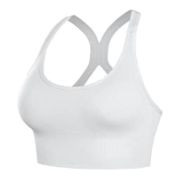 image-Denman Women's Sports Bra Medium Support Seamless Wireless Adjustable