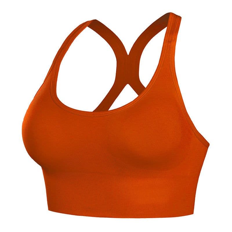 image-Denman Women's Sports Bra Medium Support Seamless Wireless Adjustable