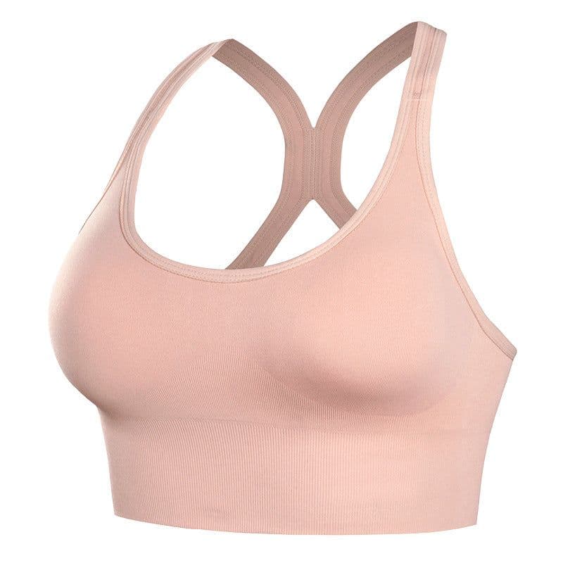 image-Denman Women's Sports Bra Medium Support Seamless Wireless Adjustable