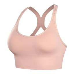 image-Denman Women's Sports Bra Medium Support Seamless Wireless Adjustable