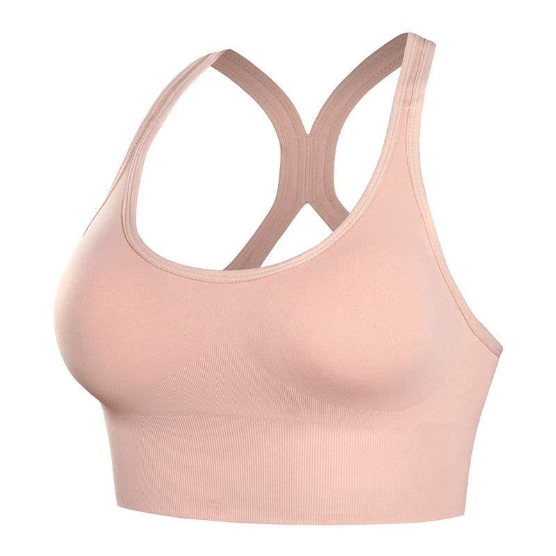 image-Denman Women's Sports Bra Medium Support Seamless Wireless Adjustable
