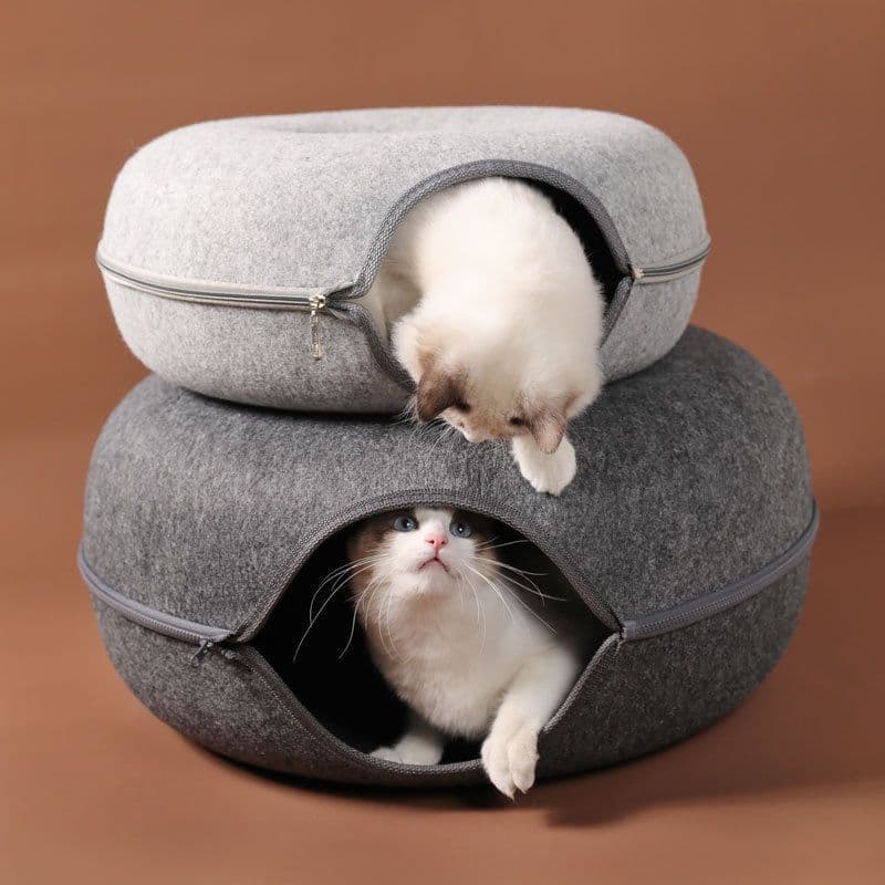 image-Felt Cat Cave Mat