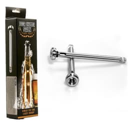 image-Stainless Steel Beer Chilling Stick with Bottle Opener