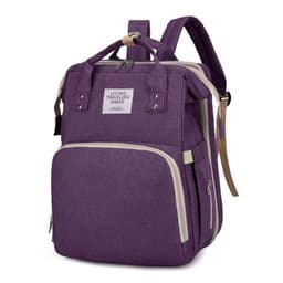image-Oxford Diaper Bag Backpack Large Capacity Portable Mommy Bag Grey