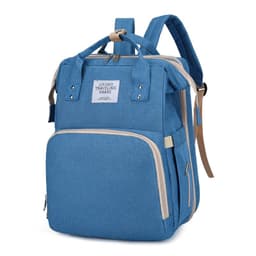 image-Oxford Diaper Bag Backpack Large Capacity Portable Mommy Bag Grey