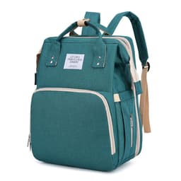 image-Oxford Diaper Bag Backpack Large Capacity Portable Mommy Bag Grey