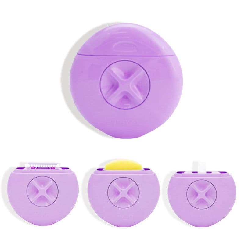 image-Women's 3-in-1 Electric Body Hair Shaver Razor - Portable