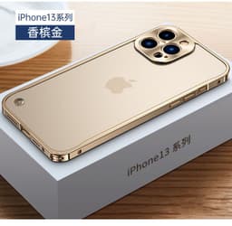 image-iPhone 13 Pro Max Metal Frame Case with Lens Protection