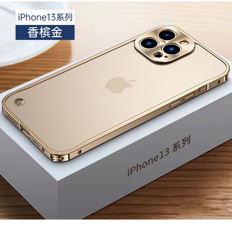 image-iPhone 13 Pro Max Metal Frame Case with Lens Protection
