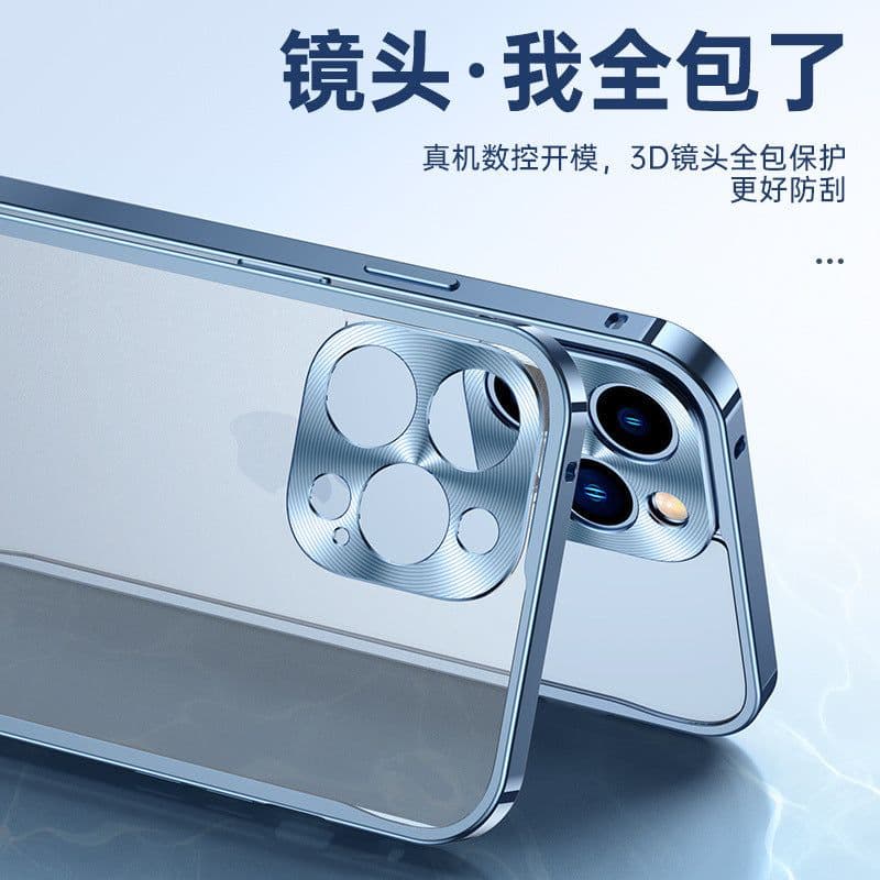 image-iPhone 13 Pro Max Metal Frame Case with Lens Protection