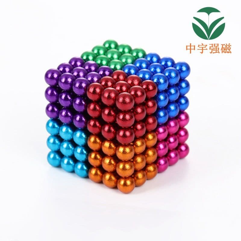 image-5mm 216pcs Magnetic Balls Puzzle Toy Buckyballs Cube Set