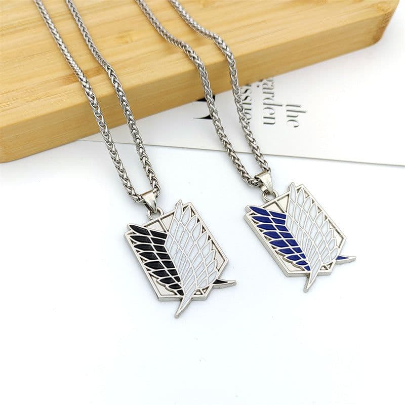 image-Attack on Titan Wings of Freedom Necklace Keel Chain