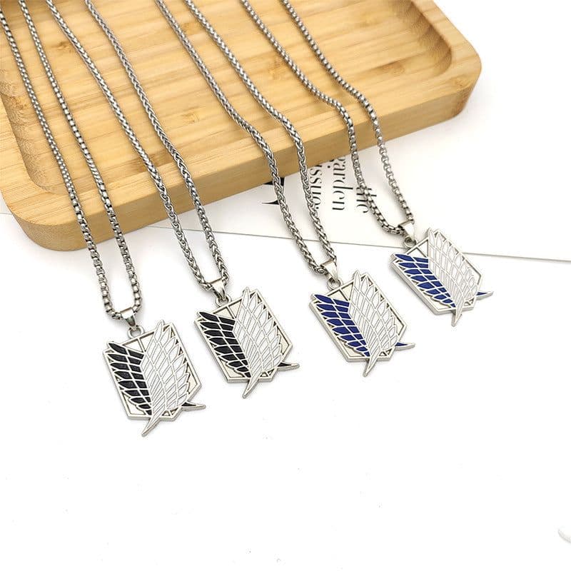 image-Attack on Titan Wings of Freedom Necklace Keel Chain
