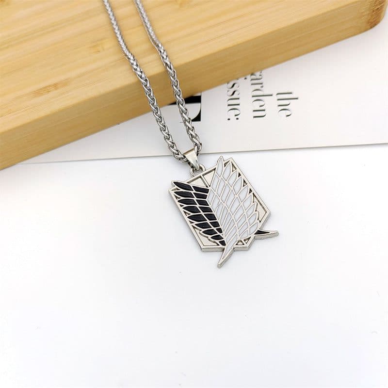 image-Attack on Titan Wings of Freedom Necklace Keel Chain